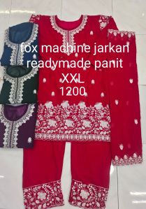 Xxl Embroidered Star Georgette Jarkan Suits