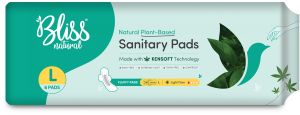 Bliss Natural Large Sanitary Pads