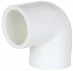 Ozil Coated UPVC Plain Elbow, Color : White