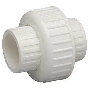 Ozil Polished UPVC Plain Union, Color : White