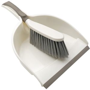 Plastic Brush Dust Pan, Color : Grey