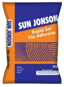 Sun Jonson Wall Tile Adhesive, Color : White, Form : Powder
