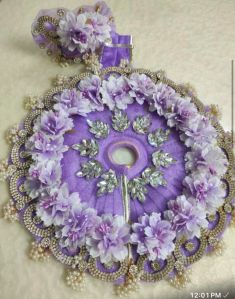 Purple Laddu Gopal Dress with Pagdi