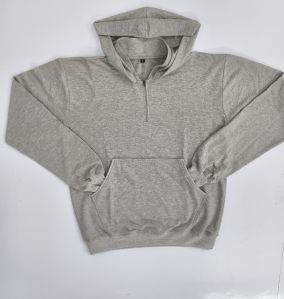 Unisex Plain Full Sleeves Hoodie