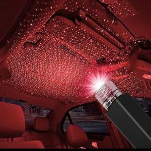 Portable Red USB Star Projector Night Light