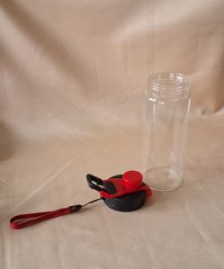 Plain 500ml Flip Top Borosilicate Glass Bottle