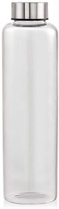 Plain 750ml Borosilicate Glass Bottle, Shape : Cylindrical
