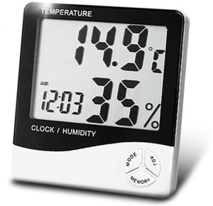 ABS Plastic Temperature Humidity Meter, Power Supply : Electric