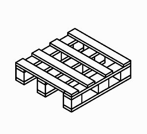industrial wooden pallets