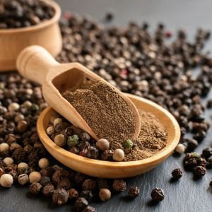 Black Pepper Powder, Color : Brown 2%, Packaging Size : 25-50kg