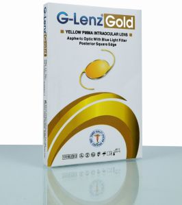 G-Lenz Gold Yellow Pmma  Aspheric Intraocular Lens