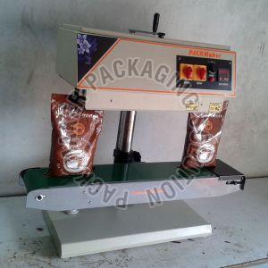 Vertical Continuous Band Sealing Machine, Machine Size : 1060X470X380mm