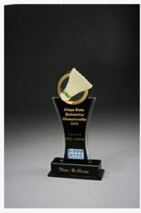 Acrylic Trophies Badminton Ga 602