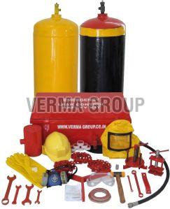 Ammonia Cylinder Leak Control Emergency Kit, Color : Red