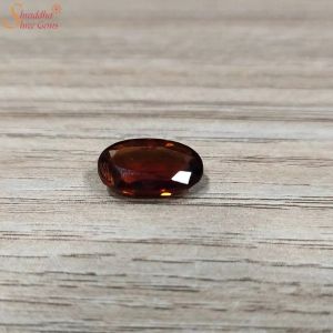 4 Carat Oval Shape Loose Hessonite Garnet Gemstone