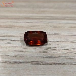 Cushion Shape Loose Hessonite Garnet Gemstone