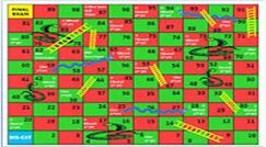 Snake And Ladder Game Board