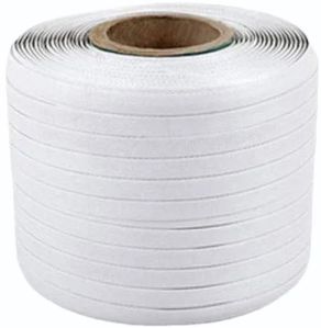 PP Box Strapping Rolls, Color : White, Width : 12 Mm, Length : 50m