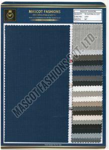 Plain Polyester Cotton TR Sl Cut Suiting Fabric