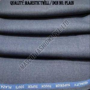 Polyester Plain Yarn Dyed Uniform Suiting Fabric, Width : 58 Inch