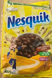 Nestle Nesquik Cereal, Color : Brown for Breakfast