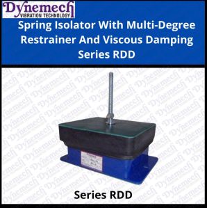 Dynemech Vibration Control Spring Isolators with Integrated Snubber Systems Series RDD