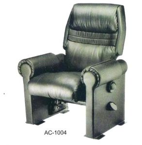 Leather Luxury Sofa Theater Chair, Color : Black