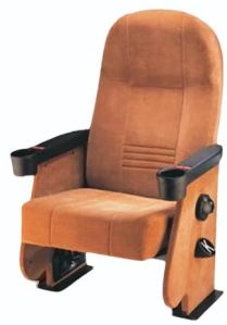 Push Back Auditorium Chair, Color : Brown
