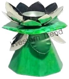 Lotus Diya With Resin Base