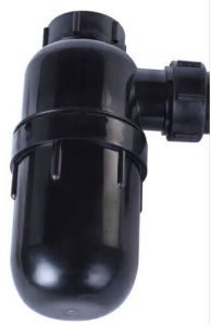 Polypropylene Premier Bottle Trap, Color : Black