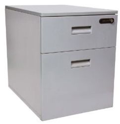 Matte Pedestal 2 Drawers