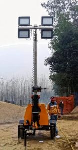 Mobile Telescopic LED Light Tower