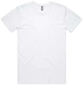 Mens White Staple Tee Shirt
