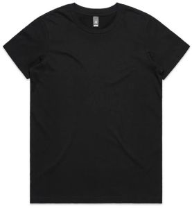 Womens Maple Black Tee Shirt