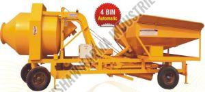 VK 520-4 BIN Automatic Mobile Concrete Batching Plant