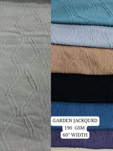 Garden Jacquard Polyester Lycra Fabric