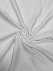Plain Rib One Side Polyester Lycra Fabric, Color : Multi Colours