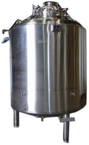 Fully Automatic Stainless Steel Storage Tank, Packaging Type : Silver