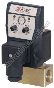 Plastic Metal Fluidrain Electronic Timer Drain, Color : Black