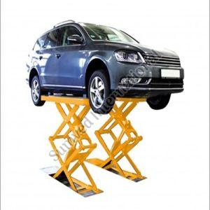 Steel Twin Scissors Lifts, Color : Yellow