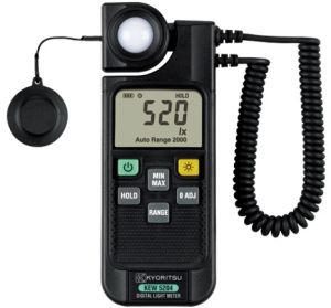 Rugged Plastic Automatic Lux Light Meter, Color : Dark Grey