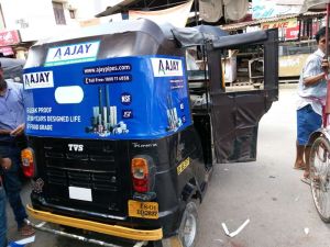 auto rickshaw advertising