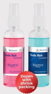 100ml Safe Rub Hand Liquid Sanitizer