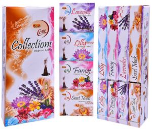 cone collection white mix incense dhoop