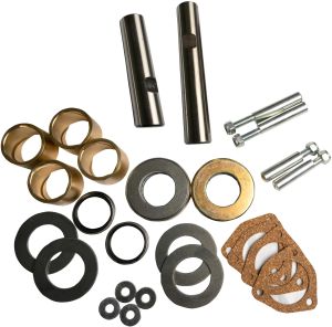Polished Stainless Steel King Pin Kit, Color : Silver