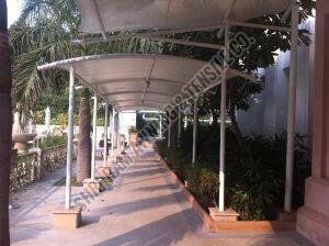 Walkway Tensile Structure, For Car Parking, Exhibition, Cover Material : HDPE, PVC
