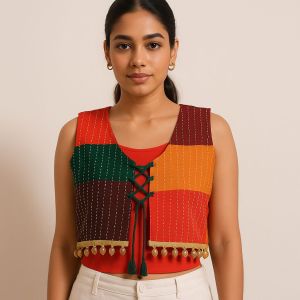 Sleeveless Overcoat for Women