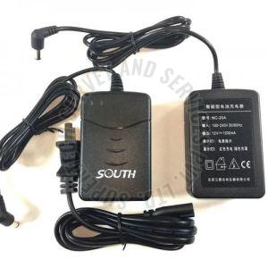 Plastic South Total Station Battery Charger, Color : Black