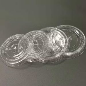 148mm Round PET Plastic Flat Lid