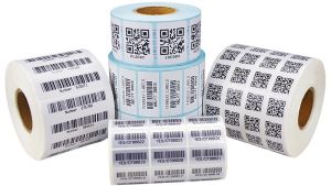 Paper Barcode Labels, Packaging Type : Roll for Inventory Tracking